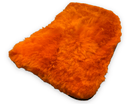 Orange Sheepskin Floor Mats For Rolls Royce Cullinan Rr31 2018-2023 Er56 Design Brand - AutoWin