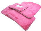 Pink Sheepskin Floor Mats For Rolls Royce Cullinan Rr31 2018-2023 Er56 Design Brand - AutoWin