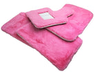 Pink Sheepskin Floor Mats For Rolls Royce Cullinan Rr31 2018-2023 Er56 Design Brand - AutoWin