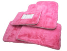 Pink Sheepskin Floor Mats For Rolls Royce Cullinan Rr31 2018-2023 Er56 Design Brand - AutoWin