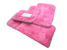 Pink Sheepskin Floor Mats For Rolls Royce Cullinan Rr31 2018-2023 Er56 Design Brand - AutoWin