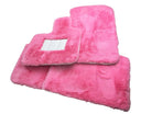 Pink Sheepskin Floor Mats For Rolls Royce Dawn Rr6 2016-2023 Er56 Design Brand - AutoWin