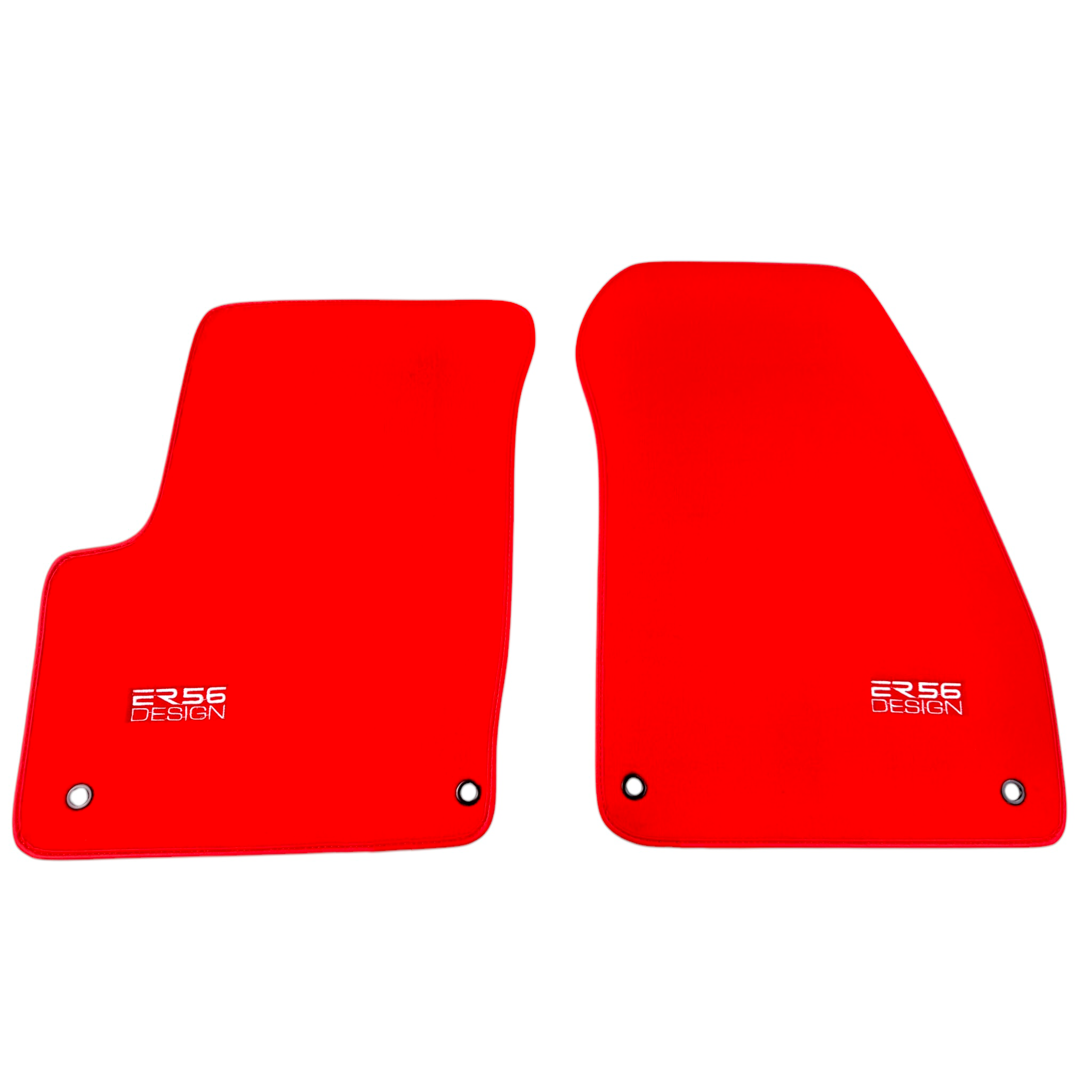 Red Floor Mats for Jeep Renegade Plug-in Hybrid (2020-2024) Co Drive Without Fixing System by ER56 Design