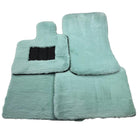 Tiffany Blue Sheepskin Floor Mats For Rolls Royce Cullinan Rr31 2018-2023 Er56 Design Brand