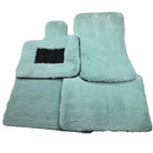 Tiffany Blue Sheepskin Floor Mats For Rolls Royce Dawn Rr6 2016-2023 Er56 Design Brand - AutoWin