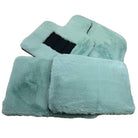 Tiffany Blue Sheepskin Floor Mats For Rolls Royce Dawn Rr6 2016-2023 Er56 Design Brand - AutoWin