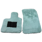 Tiffany Blue Sheepskin Floor Mats For Rolls Royce Wraith 20132023 Er56 Design - AutoWin