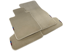 Beige Floor Mats For BMW M5 Series F90 With M Package AutoWin Brand - AutoWin