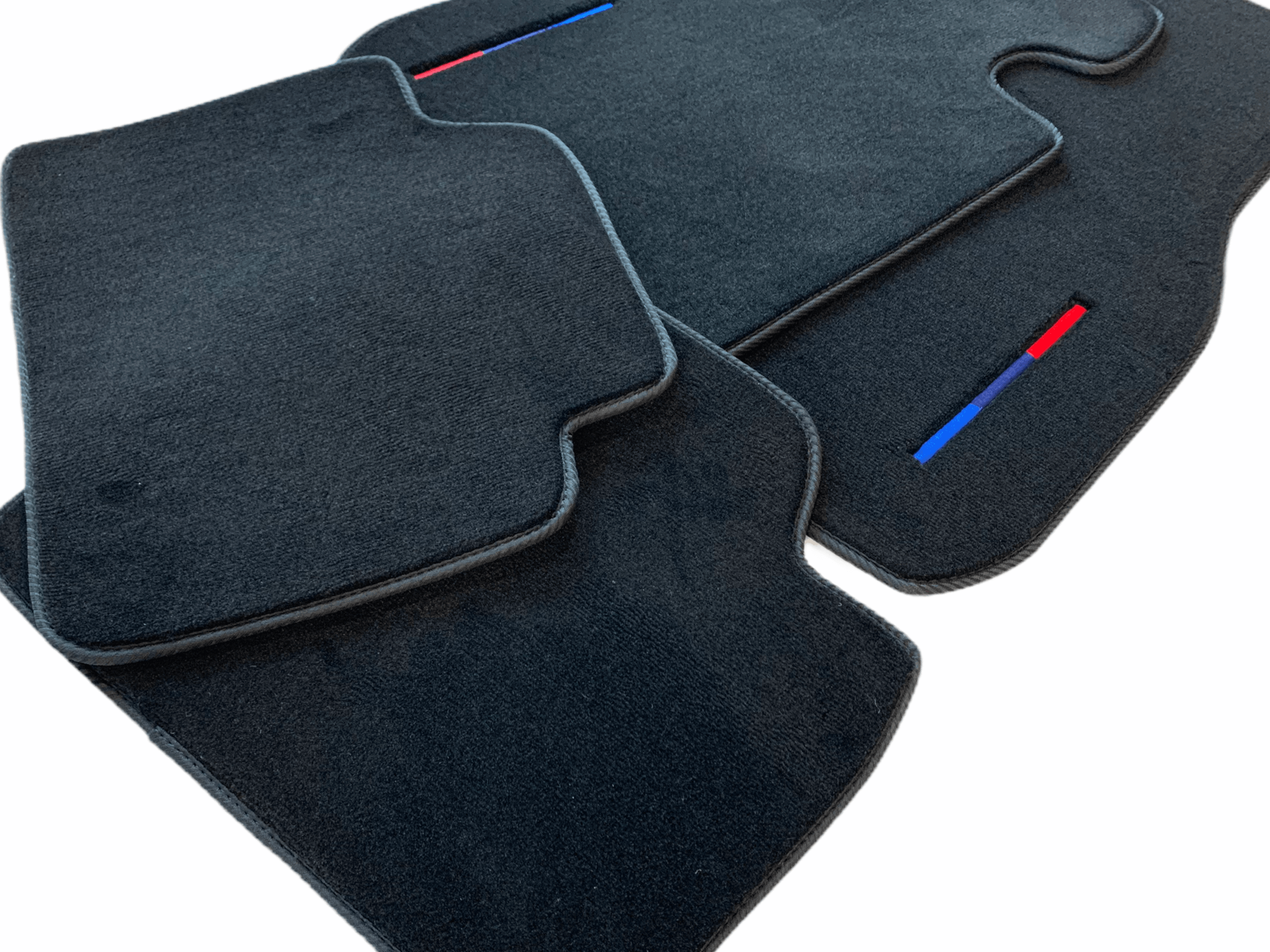 Black Floor Mats For BMW 3 Series F30 Tailored Set Perfect Fit - AutoWin