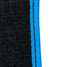 Black Floor Mats For BMW 2 Series F23 Convertible | Sky Blue Trim