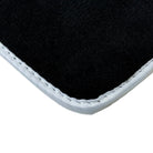 Black Floor Mats For BMW 2 Series F23 Convertible | White Trim