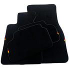 Black Floor Mats For BMW 3 Series E36 2-door Coupe Germany Edition - AutoWin