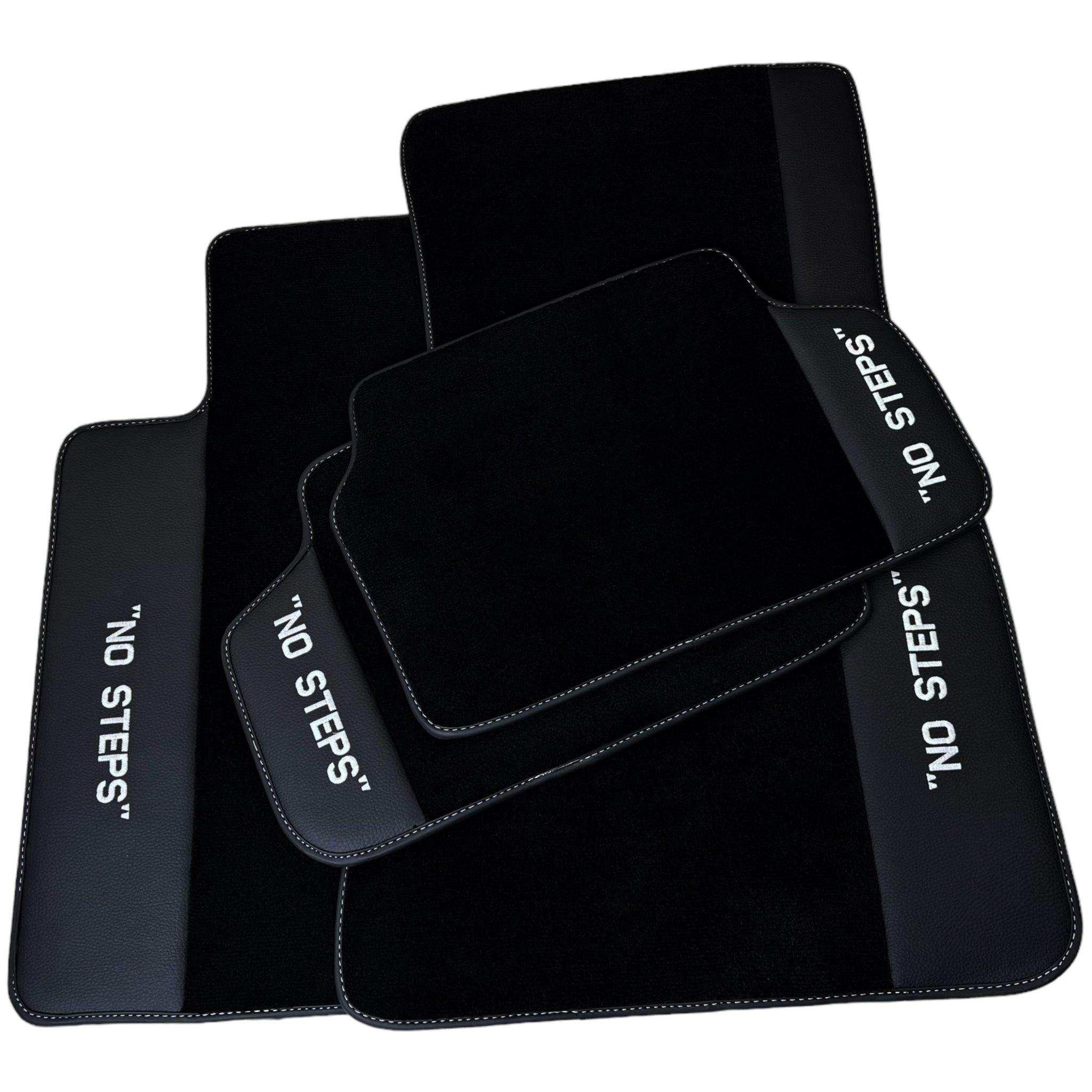 Black Floor Mats For BMW 6 Series E64 Convertible No Steps Edition - AutoWin