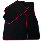 Black Floor Mats For BMW 7 Series E38 Long | Fighter Jet Edition