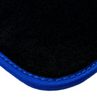 Black Floor Mats For BMW M6 F12 Convertible | Blue Trim