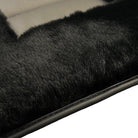 Black Sheepskin Floor Mats For BMW 1 Series E88 Convertible ER56 Design