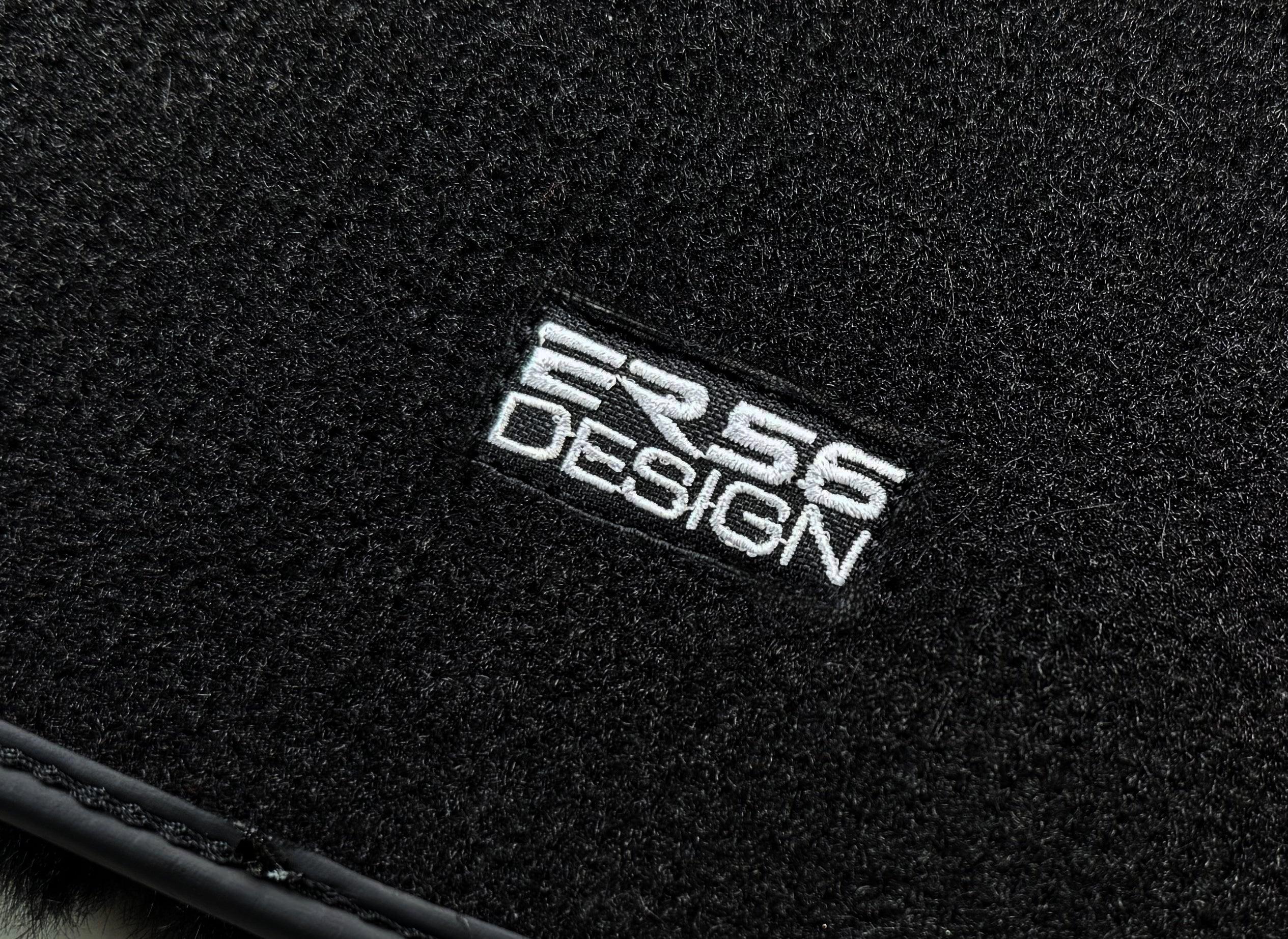 Black Sheepskin Floor Mats For BMW 4 Series G22 Coupe ER56 Design