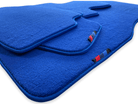 Blue Floor Mats For BMW 1 Series F20 With M Package - AutoWin