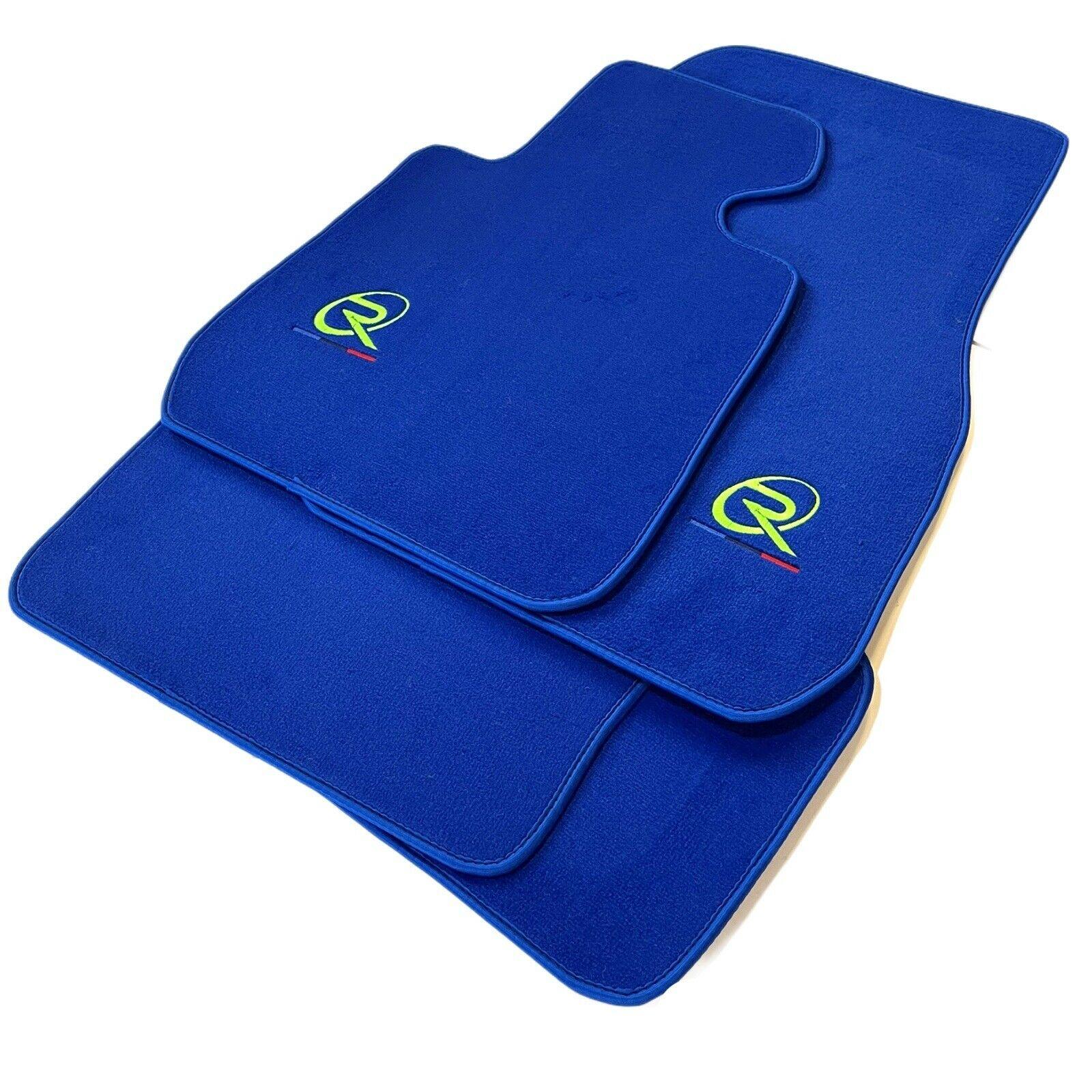 Blue Floor Mats For BMW 3 Series G20 Tailored Set Perfect Fit - AutoWin