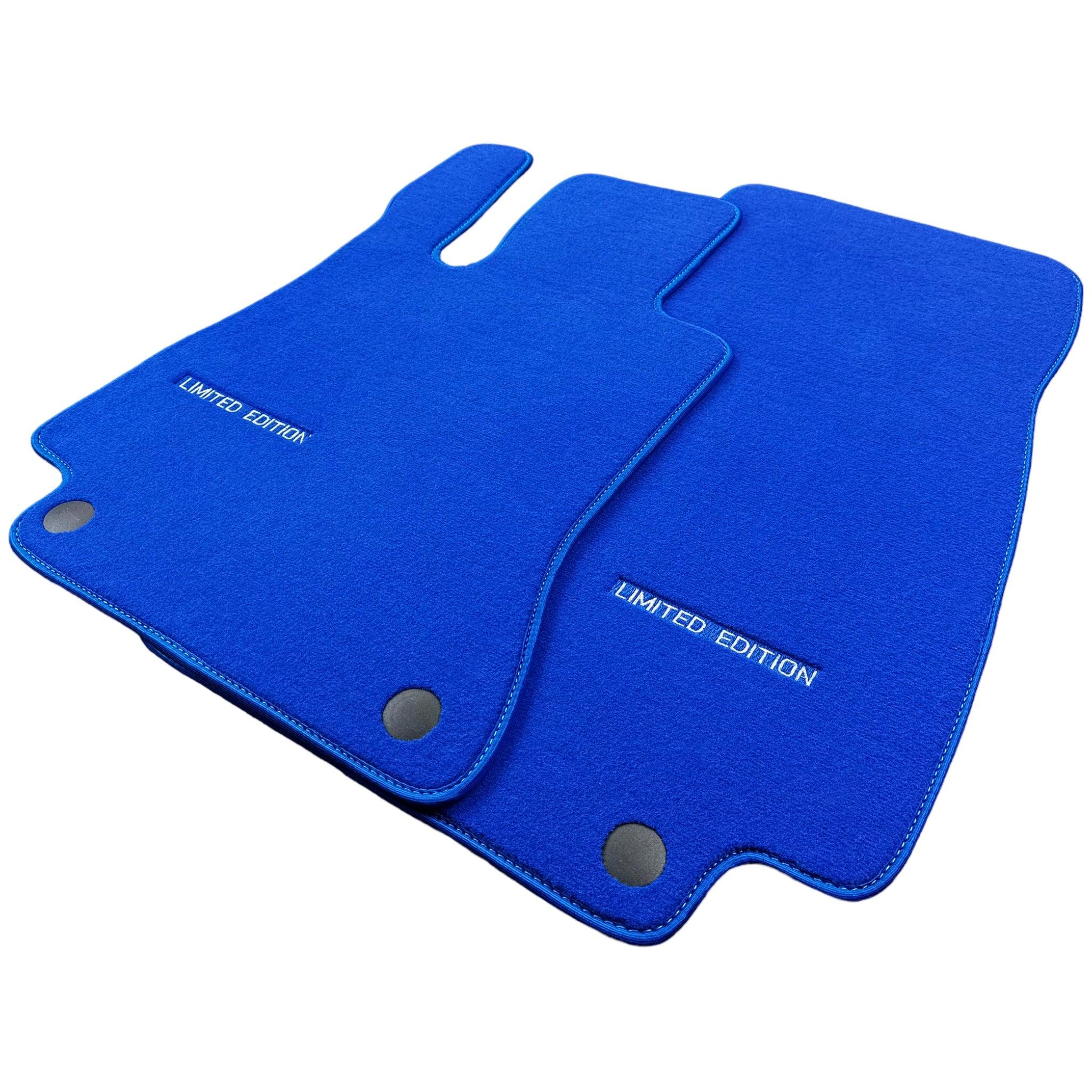 Blue Floor Mats For Mercedes Benz A-Class W177 Hybrid (2019-2023) | Limited Edition