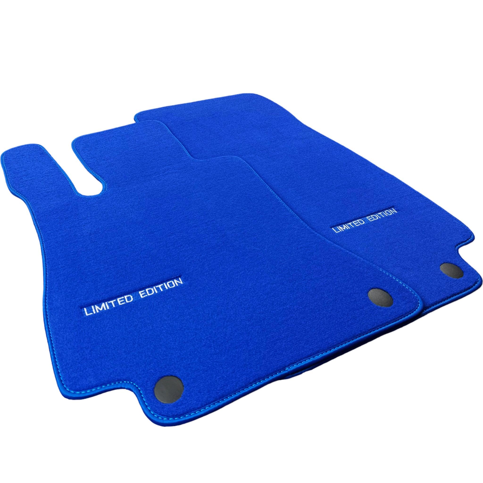 Blue Floor Mats For Mercedes Benz A-Class W177 Hybrid (2019-2023) | Limited Edition