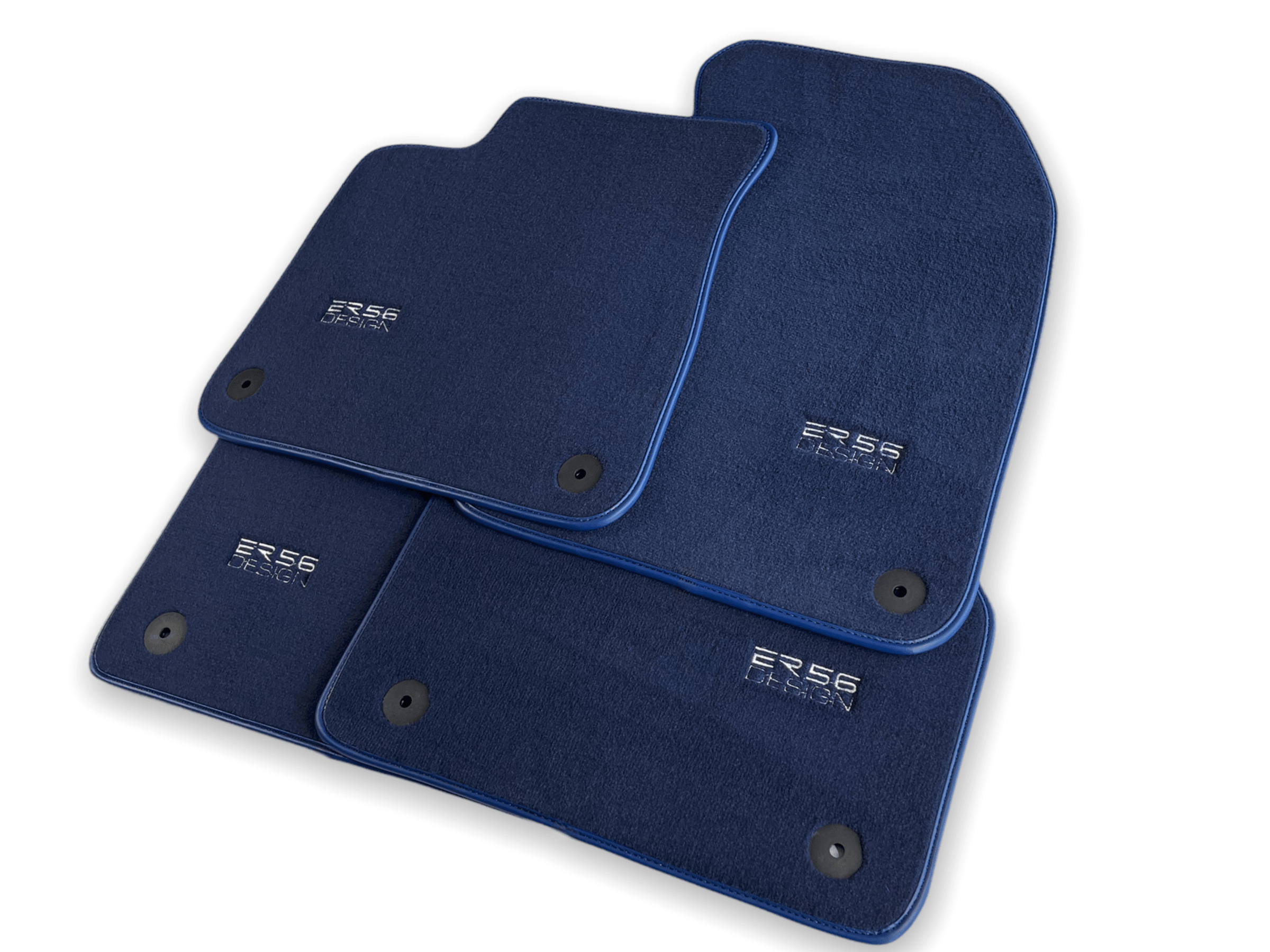 Dark Blue Floor Mats for Audi A1 - 5-door Hatchback (2019-2024) | ER56 Design