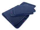 Dark Blue Mats For BMW 5 Series E28 Sedan With M Package - AutoWin