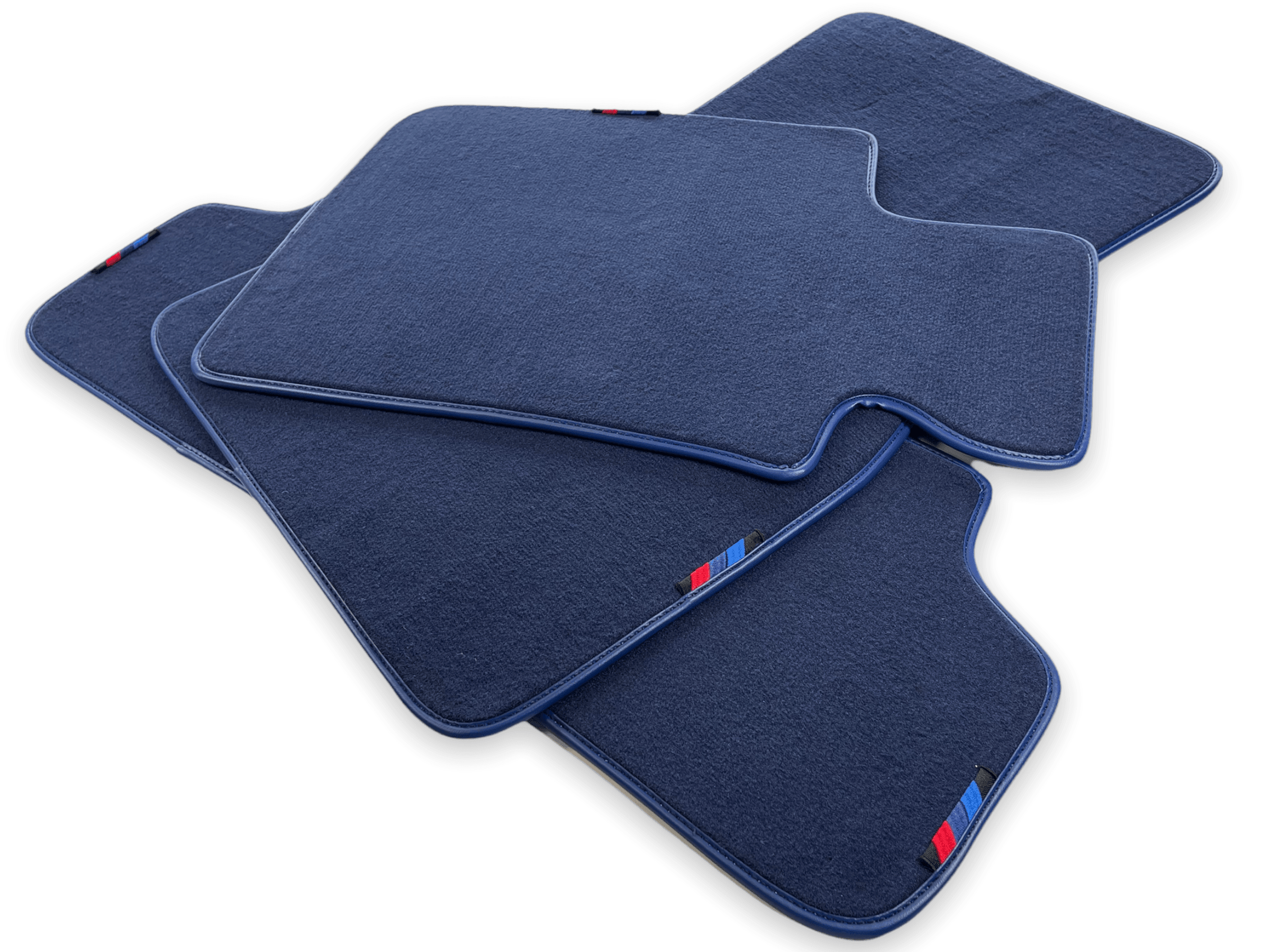 Dark Blue Mats For BMW M6 F06 Gran Coupe With M Package - AutoWin