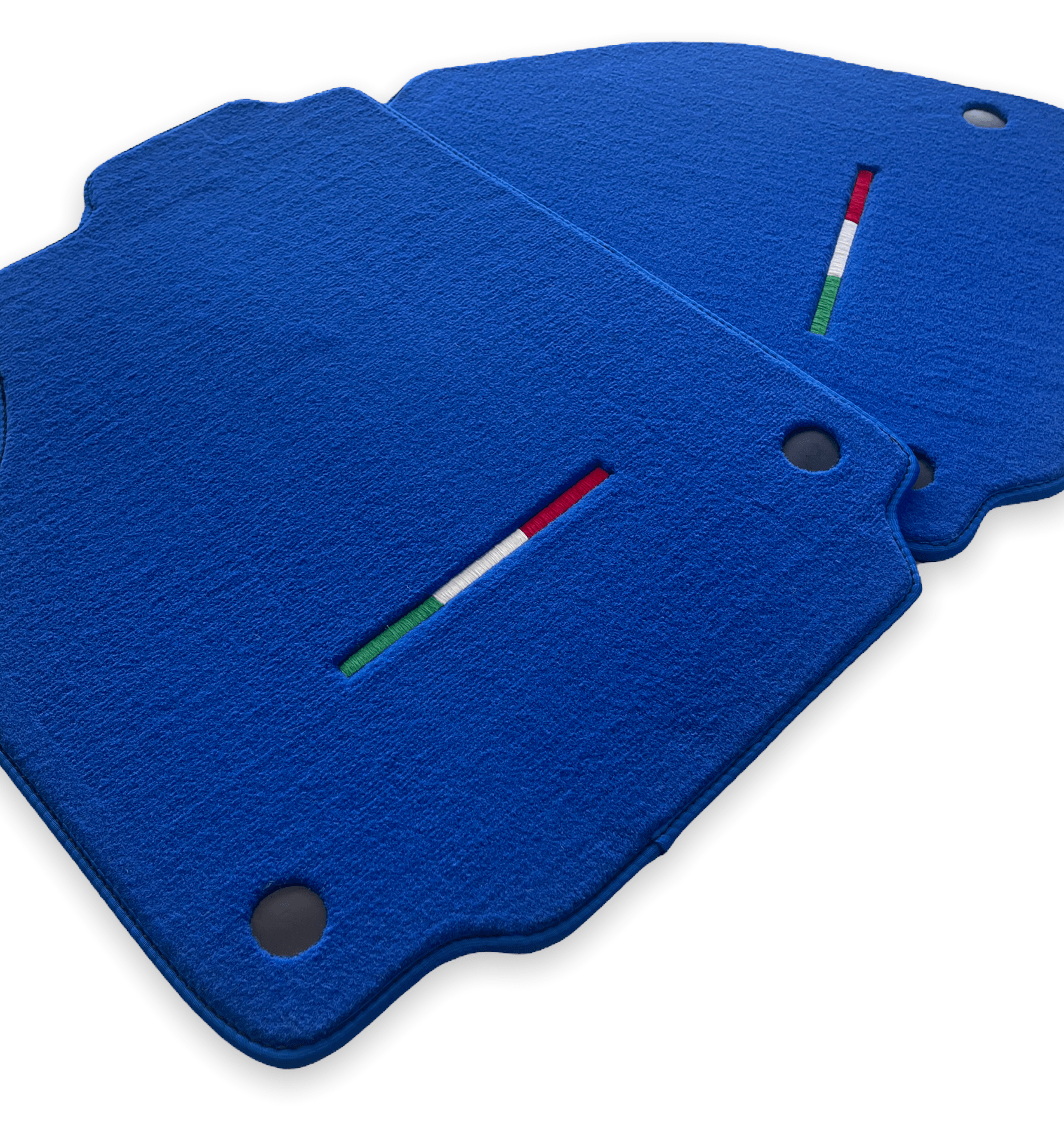 Floor Mats For Ferrari F8 Spider 2019-2022 Blue Italian Edition - AutoWin
