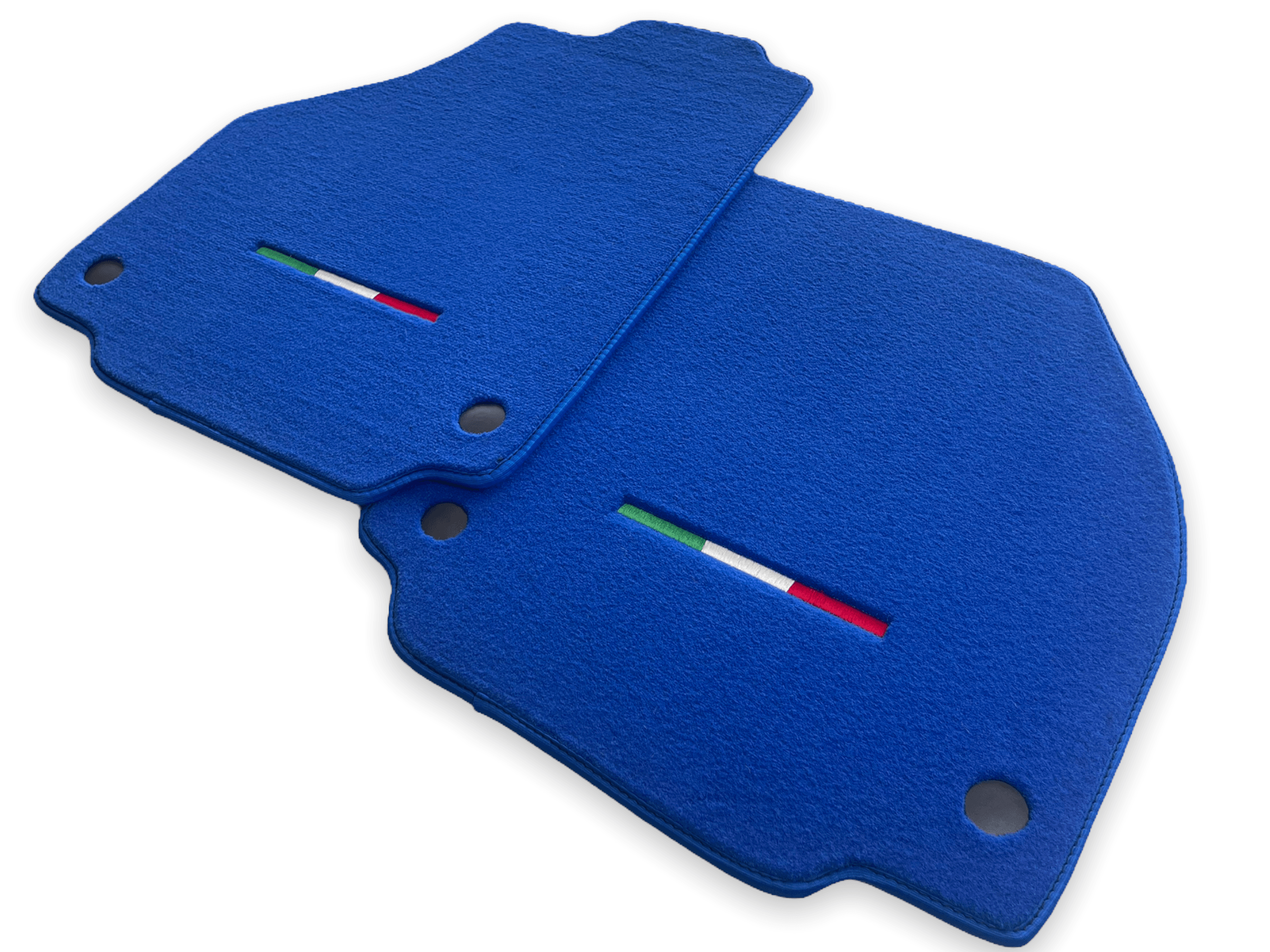 Floor Mats For Ferrari F8 Spider 2019-2022 Blue Italian Edition - AutoWin