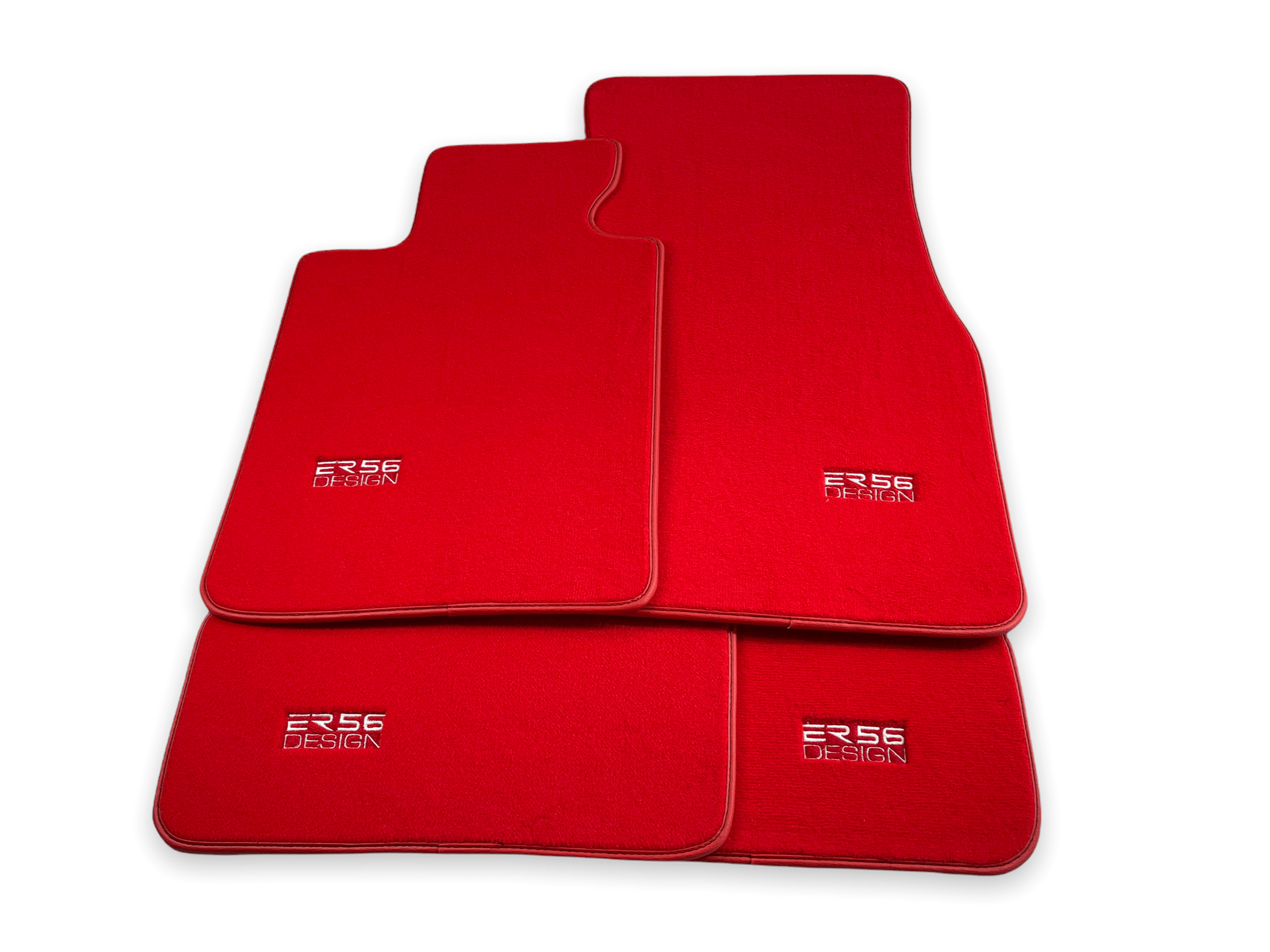 Red Floor Mats For BMW 1 Series F40 - ER56 Design Brand - AutoWin