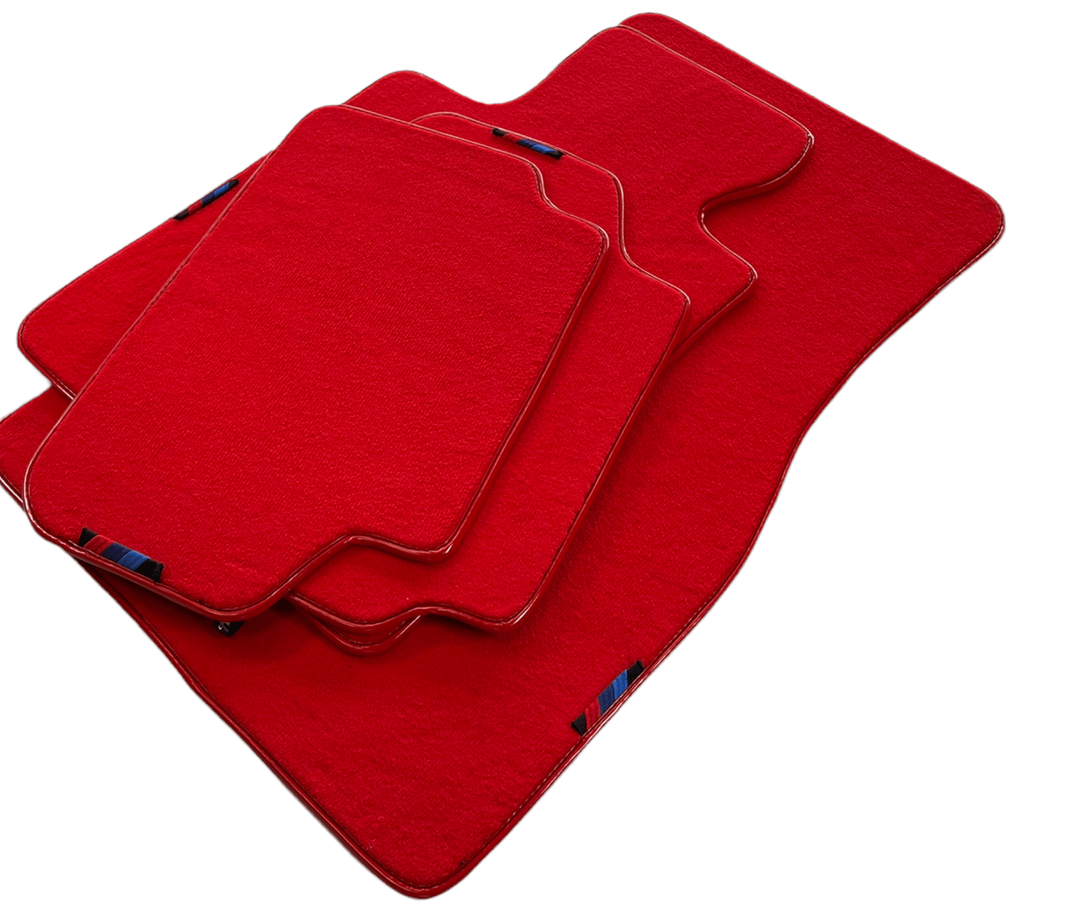 Red Floor Mats For BMW 1 Series F40 With M Package AutoWin Brand - AutoWin