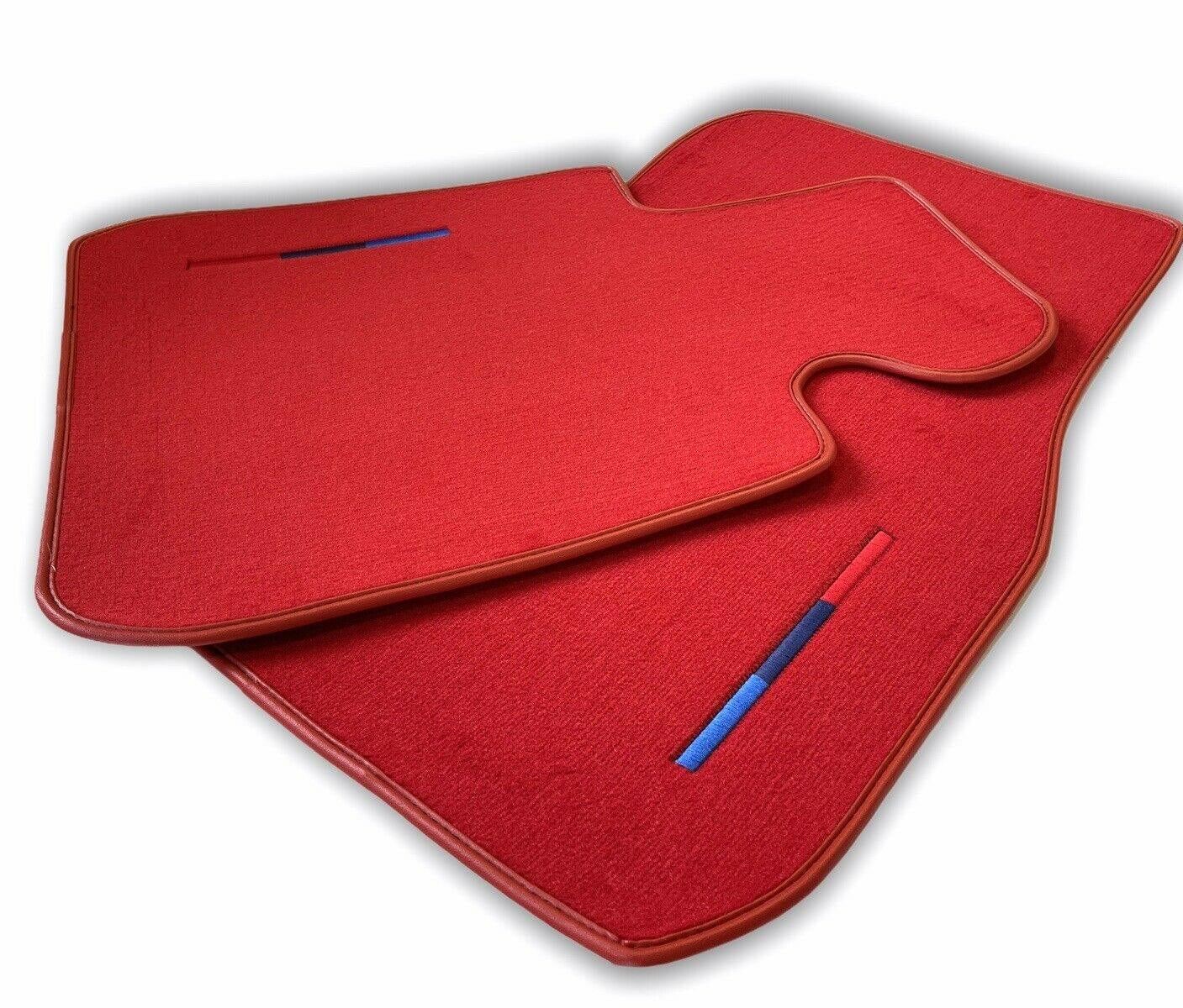 Red Floor Mats For BMW 2 Series F45 With M Package - AutoWin