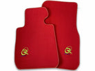 Red Floor Mats For BMW M5 E34 ROVBUT Brand Tailored Set Perfect Fit Green SNIP Collection - AutoWin