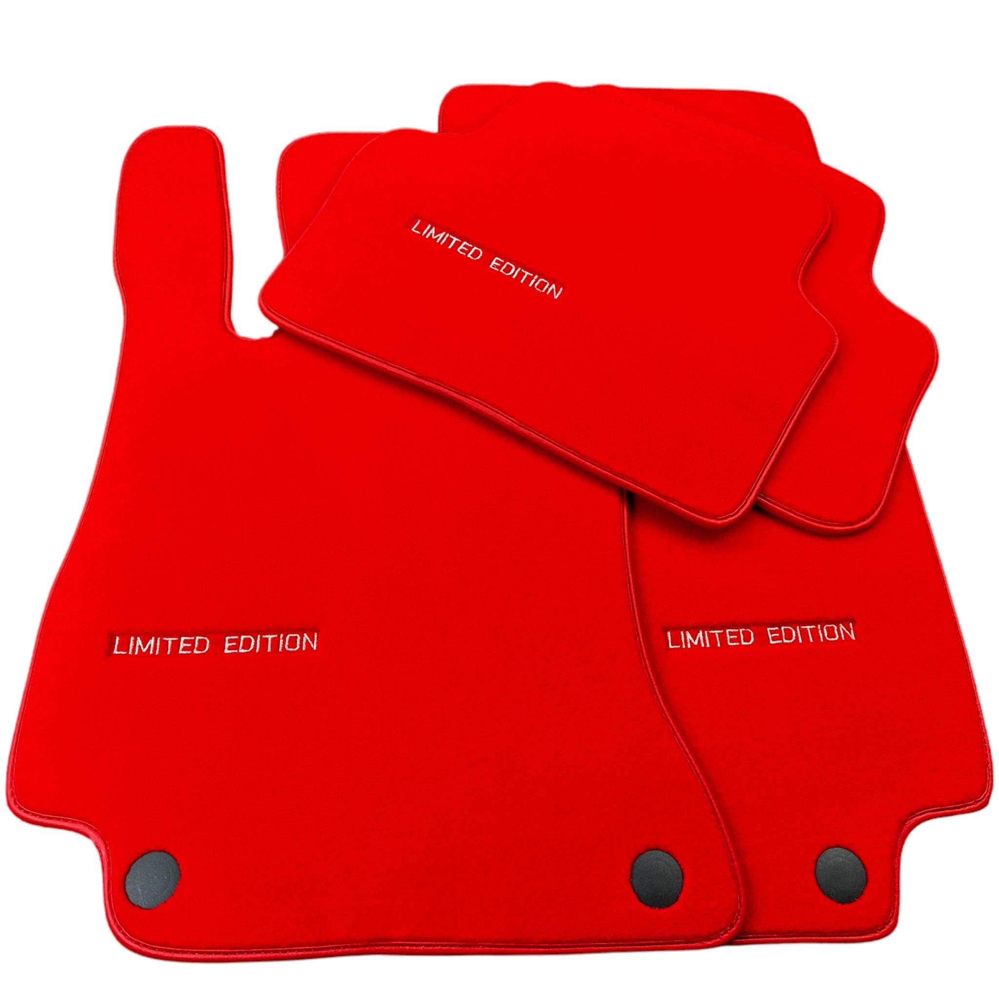 Red Floor Mats For Mercedes Benz S-Class W221 (2005-2013) Long Wheelbase | Limited Edition