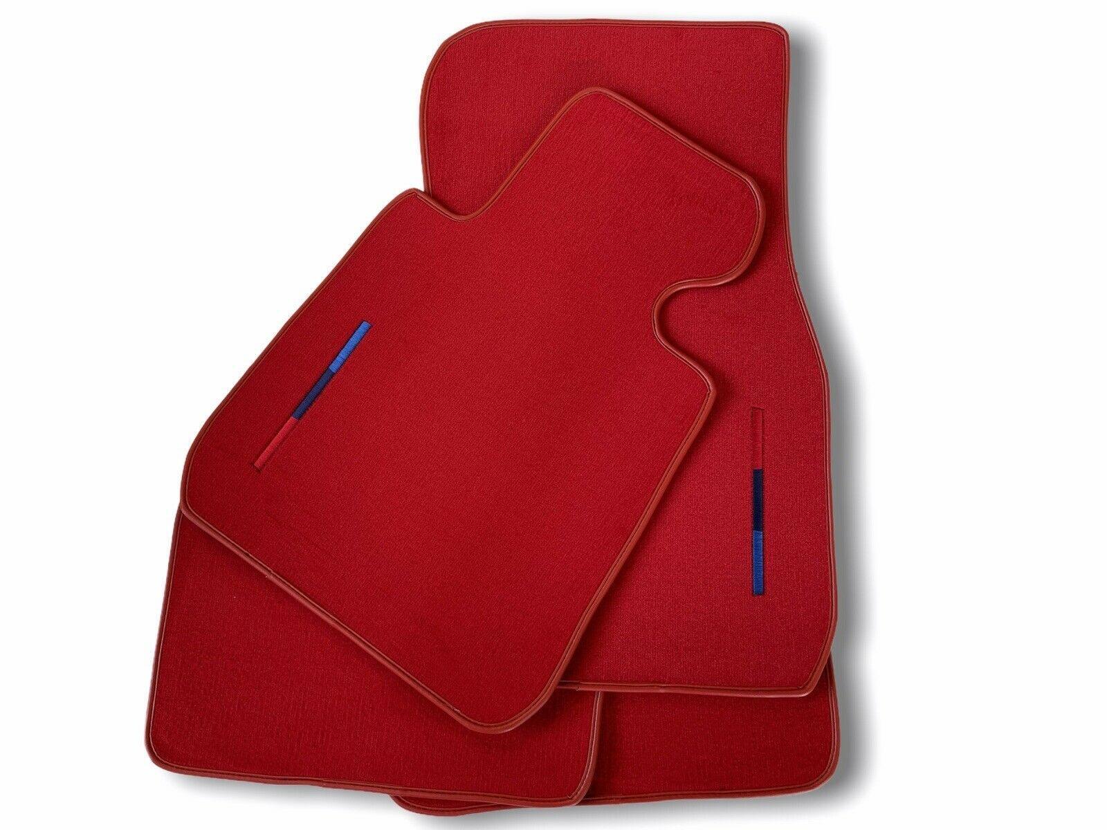 Red Mats For BMW 1 Series E88 Convertible With M Package - AutoWin