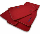 Red Mats For BMW 3 Series E30 2-doors Coupe With M Package - AutoWin