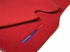 Red Mats For BMW 3 Series E30 2-doors Coupe With M Package - AutoWin