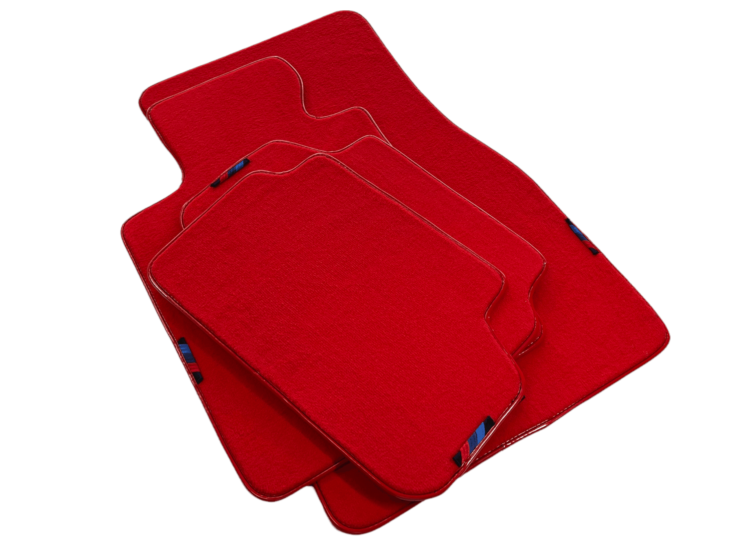 Red Mats For BMW 3 Series E30 4-doors Sedan With M Package AutoWin Brand - AutoWin