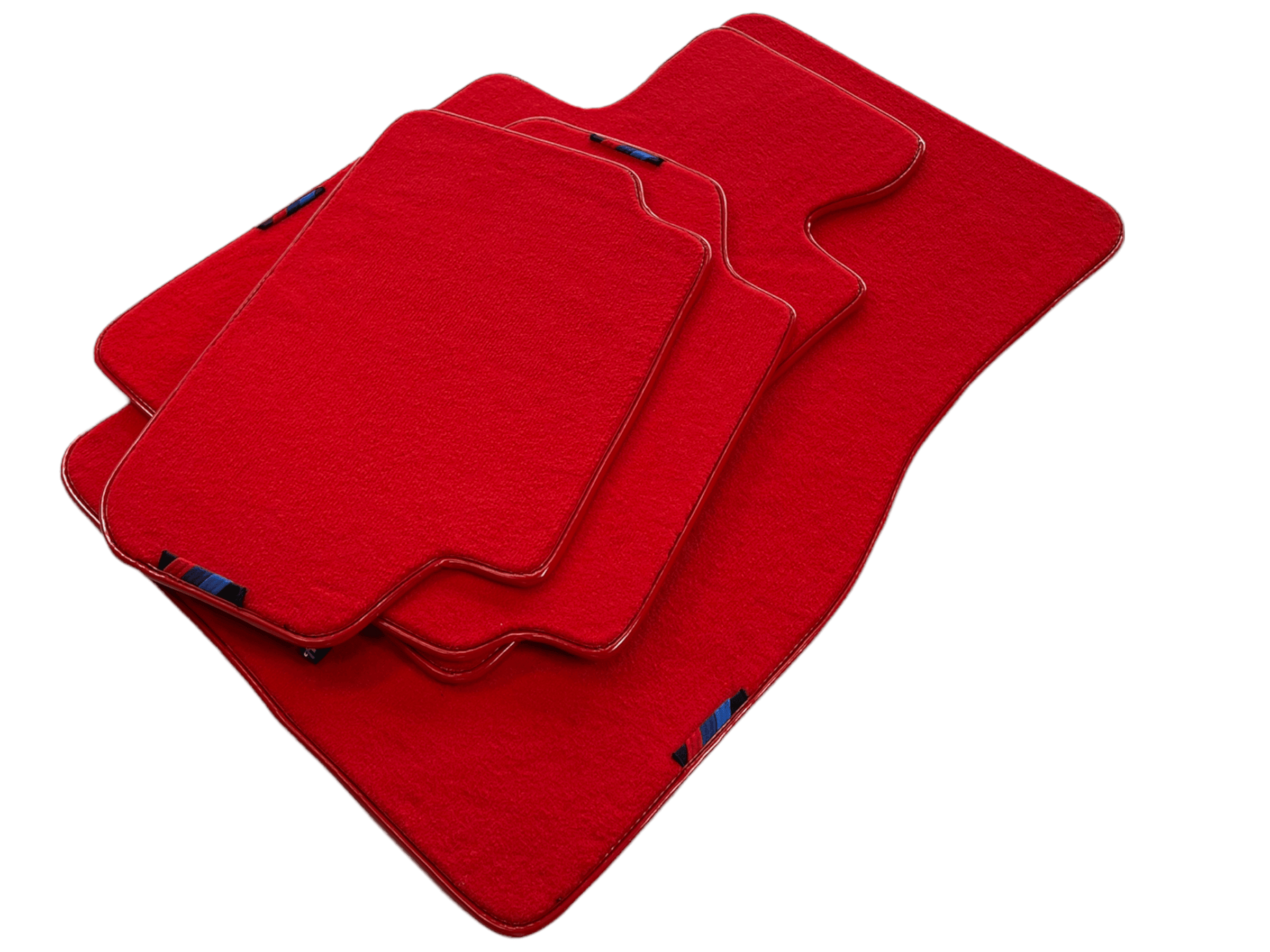 Red Mats For BMW 3 Series E30 4-doors Sedan With M Package AutoWin Brand - AutoWin