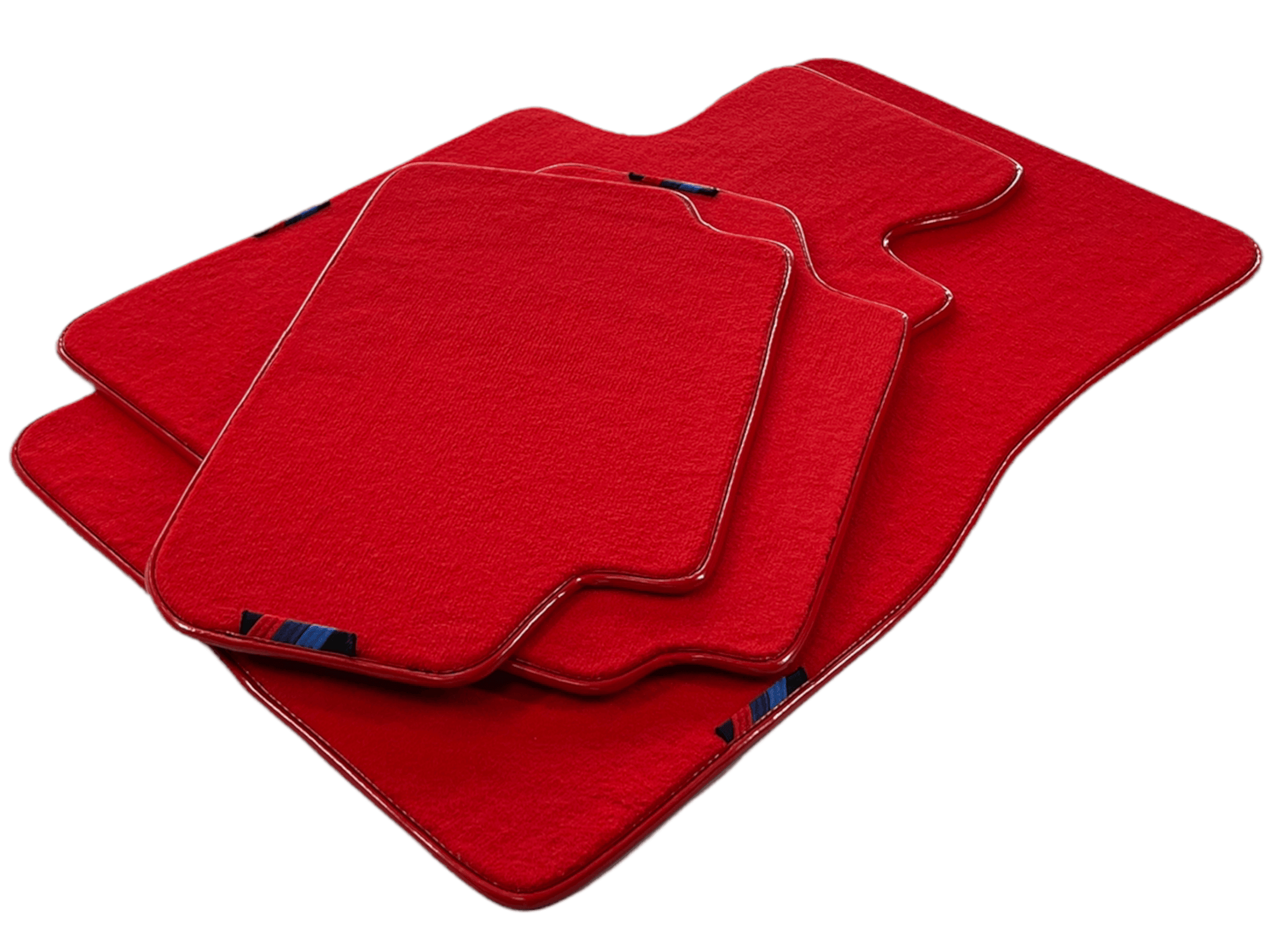 Red Mats For BMW 3 Series E30 4-doors Sedan With M Package AutoWin Brand - AutoWin