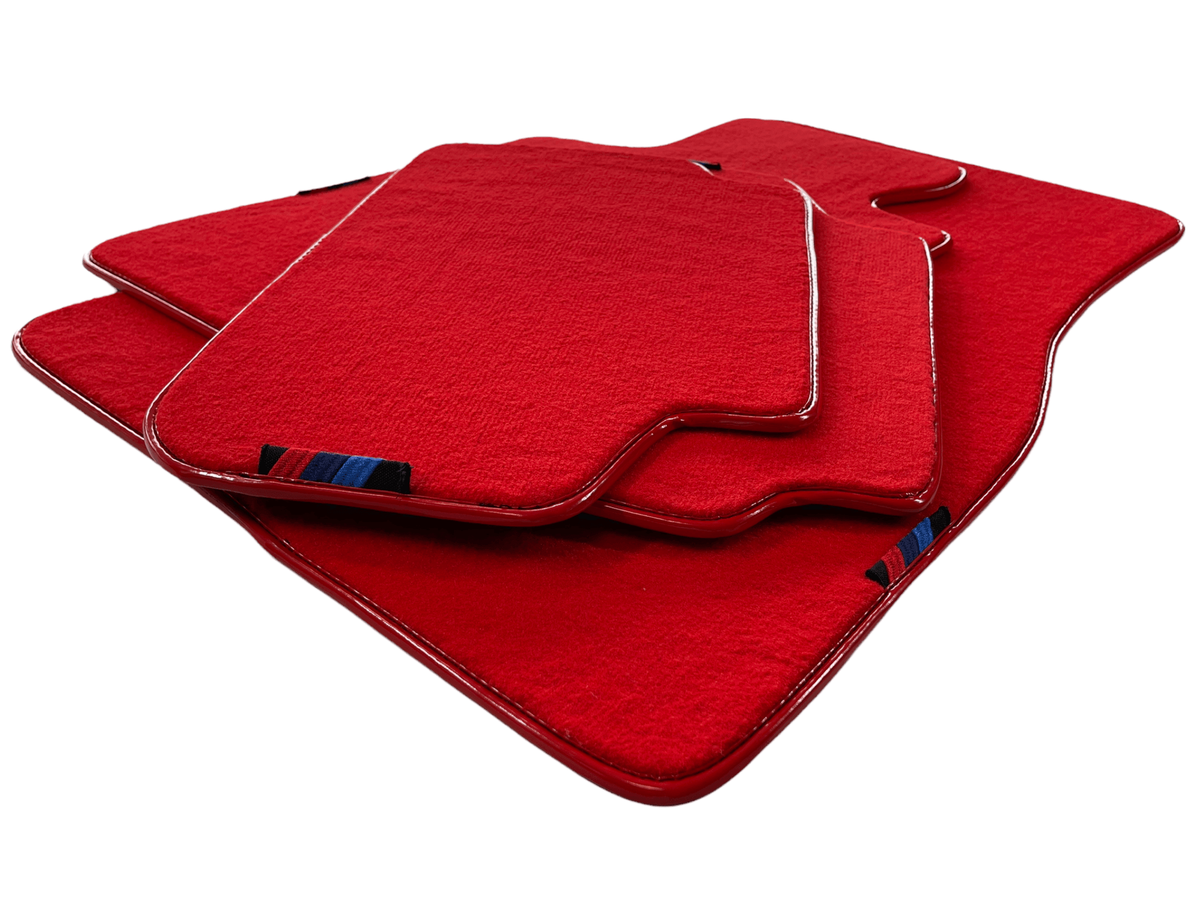 Red Mats For BMW 3 Series E30 4-doors Sedan With M Package AutoWin Brand - AutoWin