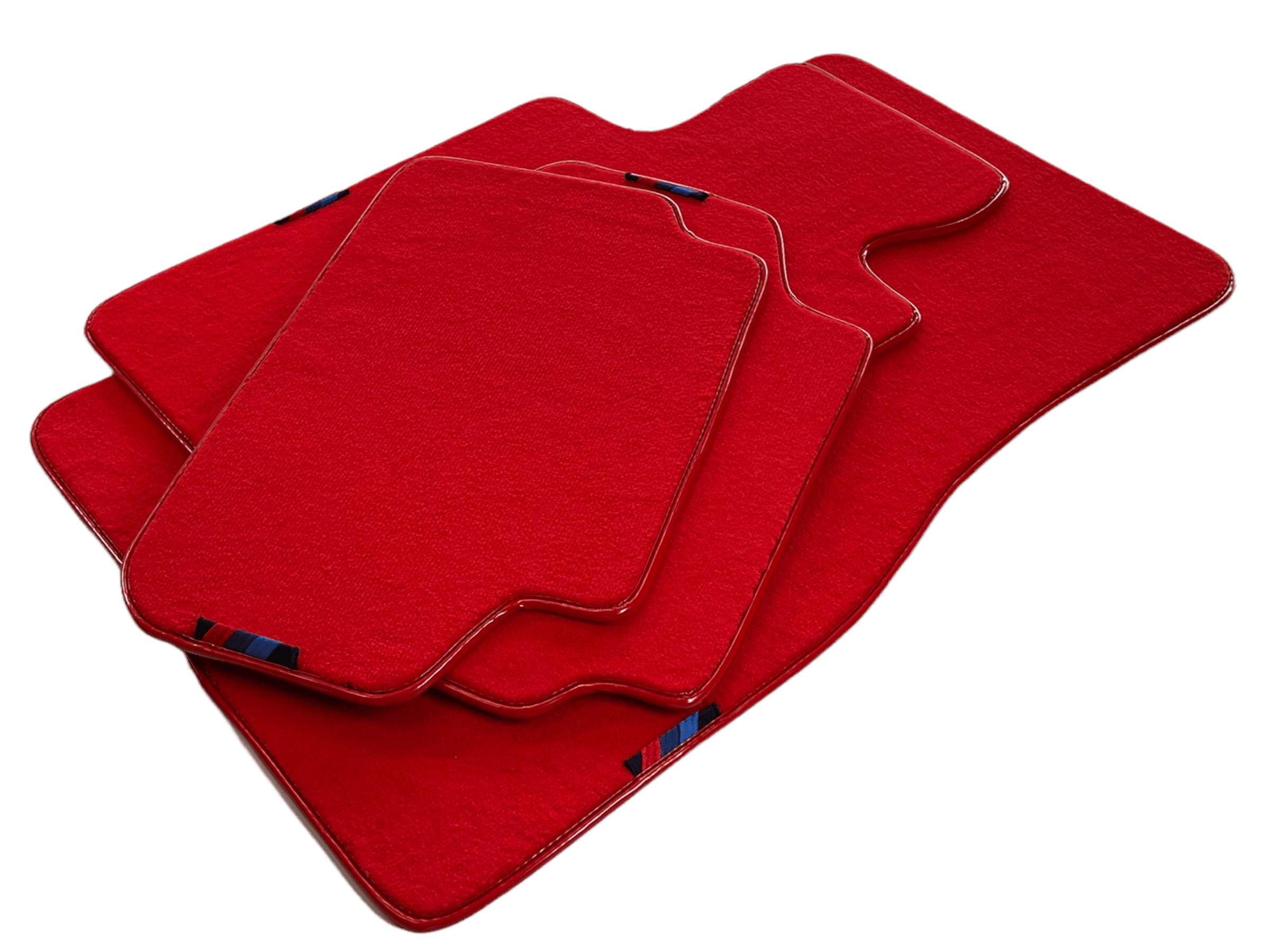 Red Mats For BMW 3 Series E30 4-doors Sedan With M Package AutoWin Brand - AutoWin