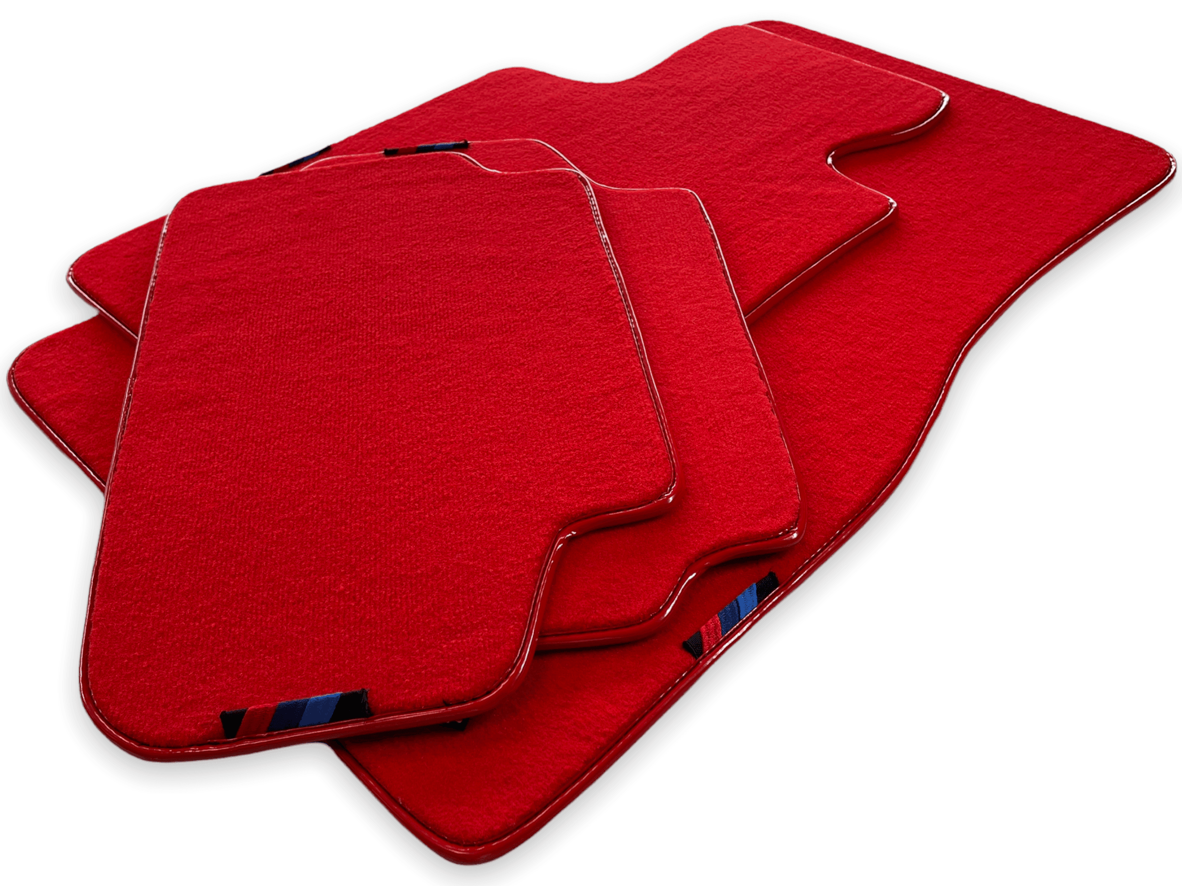 Red Mats For BMW 3 Series E30 4-doors Sedan With M Package AutoWin Brand - AutoWin