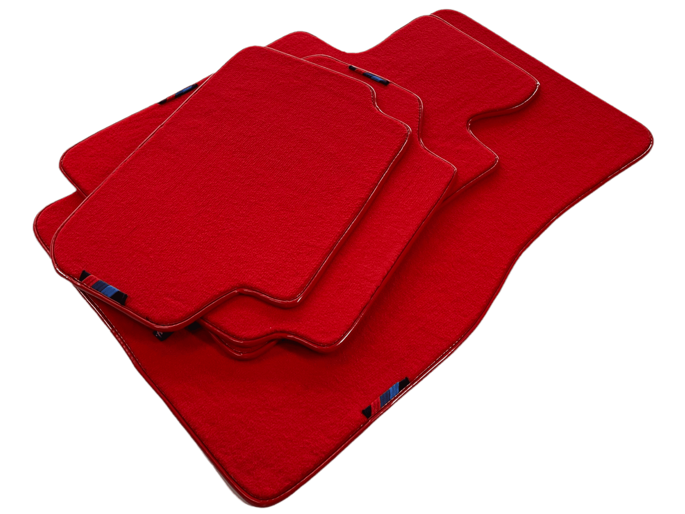 Red Mats For BMW 3 Series E30 4-doors Sedan With M Package AutoWin Brand - AutoWin