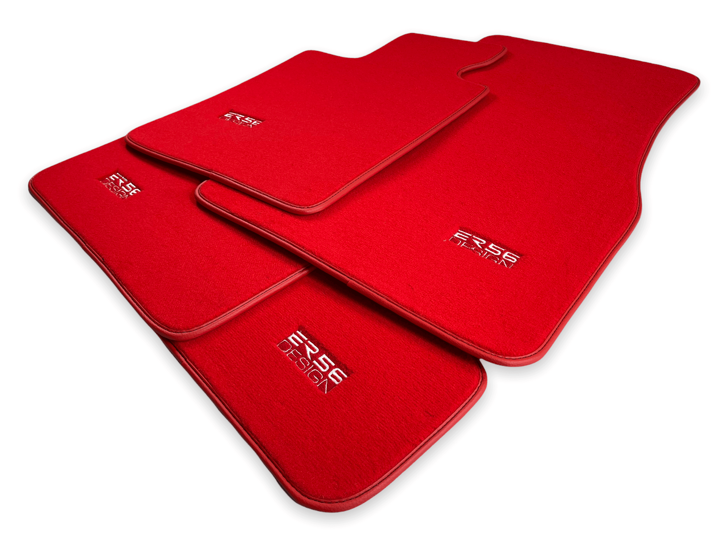 Red Mats For BMW M4 G83 Convertible - ER56 Design Brand - AutoWin