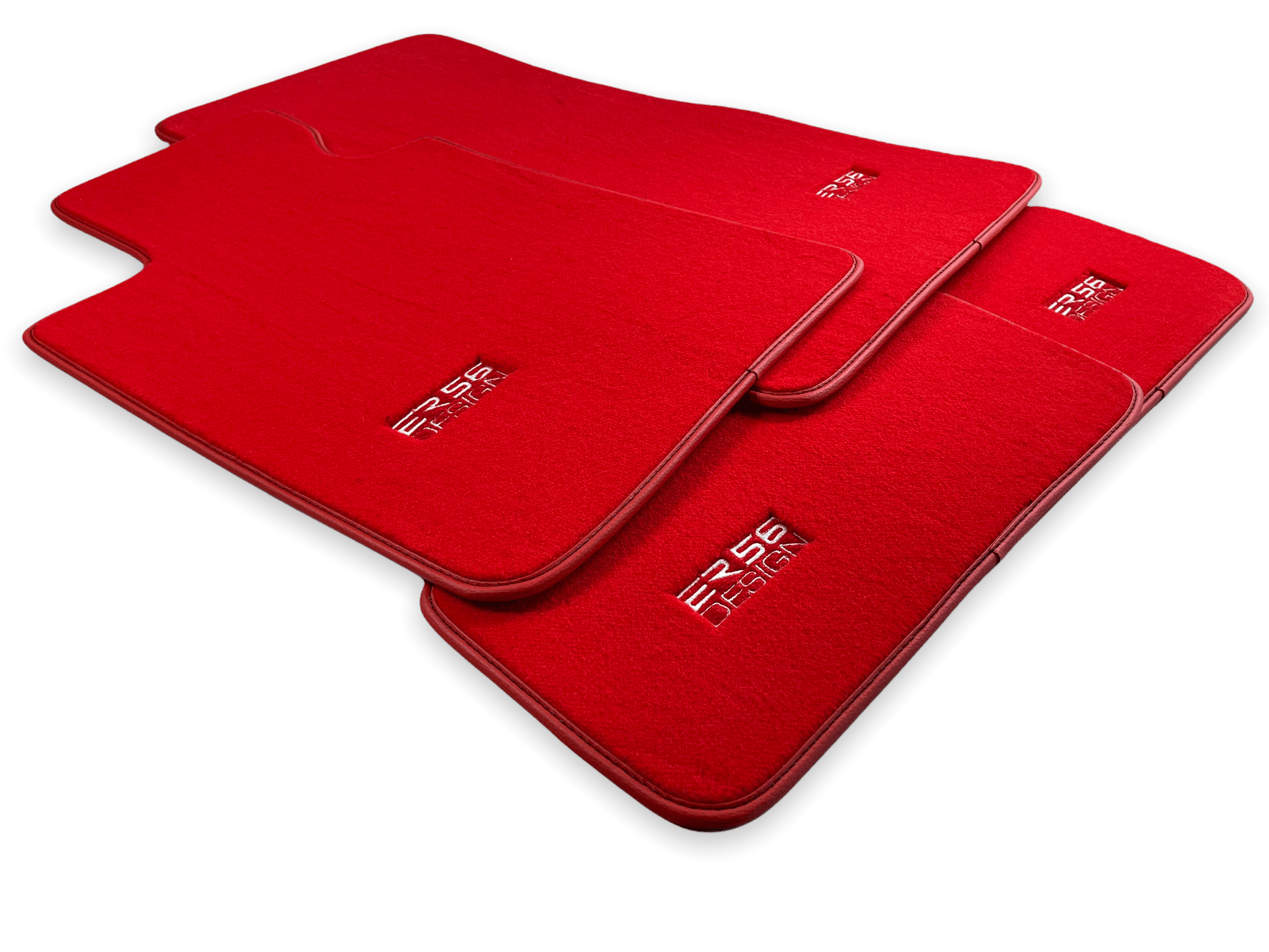 Red Mats For BMW M4 G83 Convertible - ER56 Design Brand - AutoWin