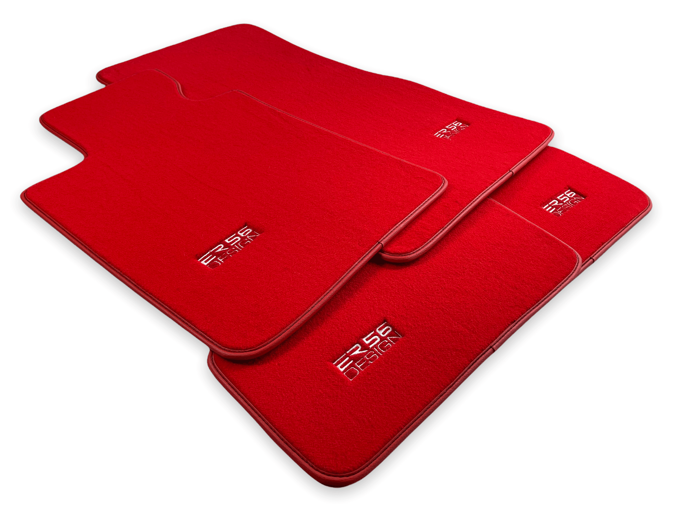 Red Mats For BMW M4 G83 Convertible - ER56 Design Brand - AutoWin