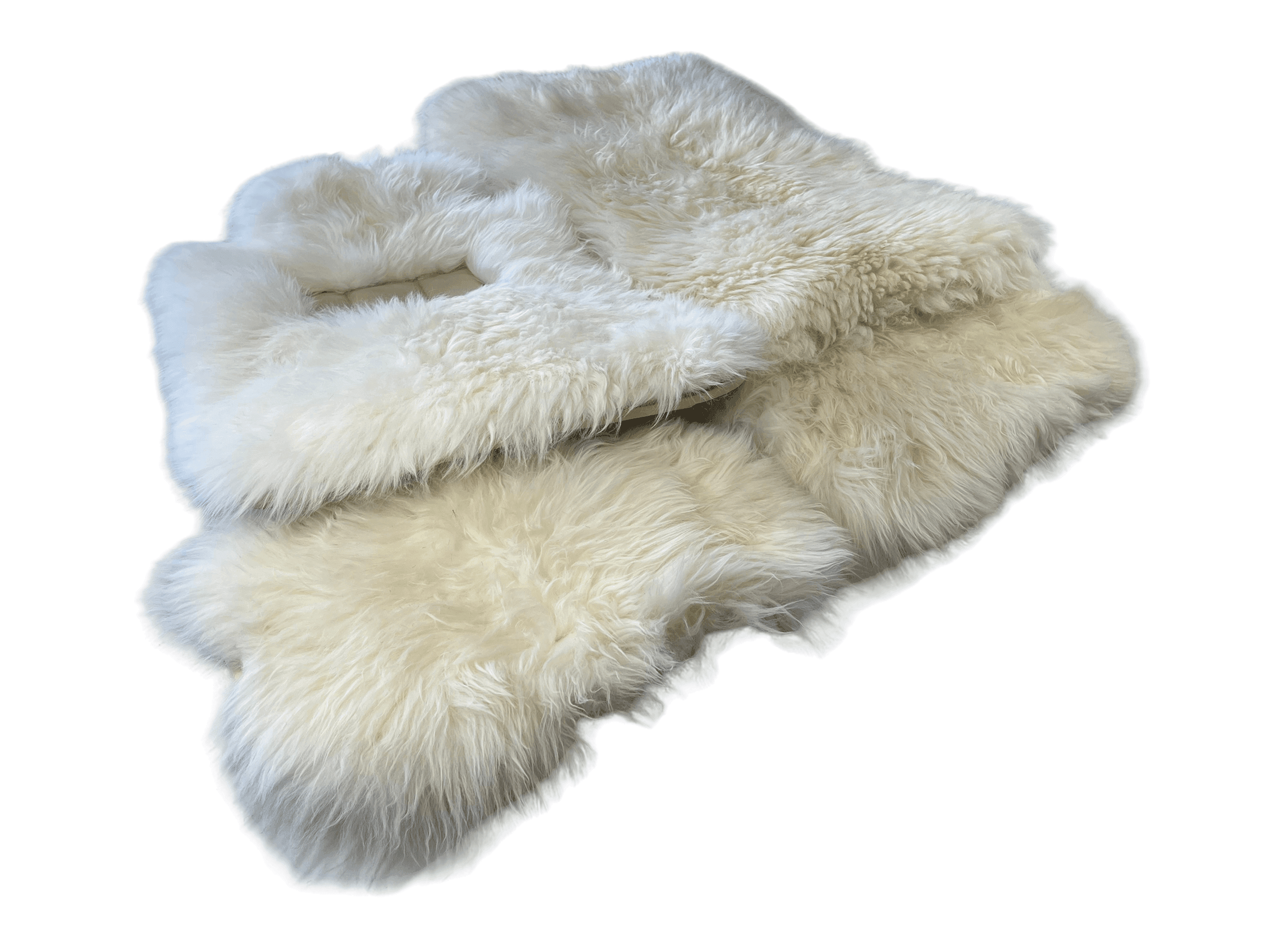 White Sheepskin Floor Mats For Rolls Royce Phantom Drophead Coupe 2007–2016 - AutoWin